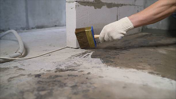 Crawl space vapor barrier installation in Sunman, IN
